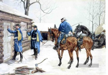 Indianer und Cowboy Werke - Verhaften der Deserteur Frederic Remington Cowboy